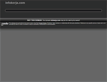 Tablet Screenshot of infokerja.com
